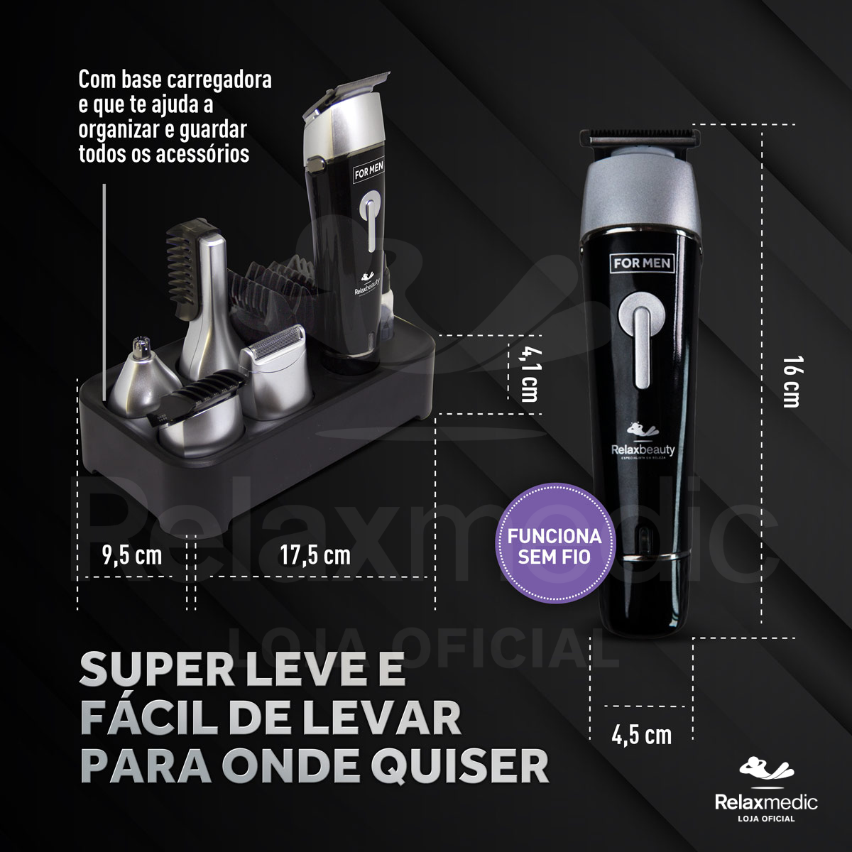 Barbeador Elétrico Multi Groom