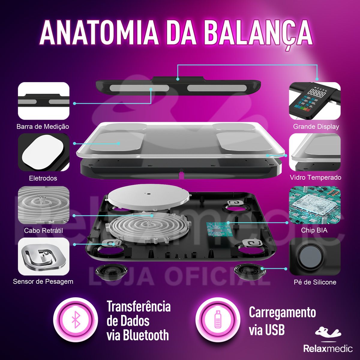 Balança de Bioimpêdancia BodyScan Pro