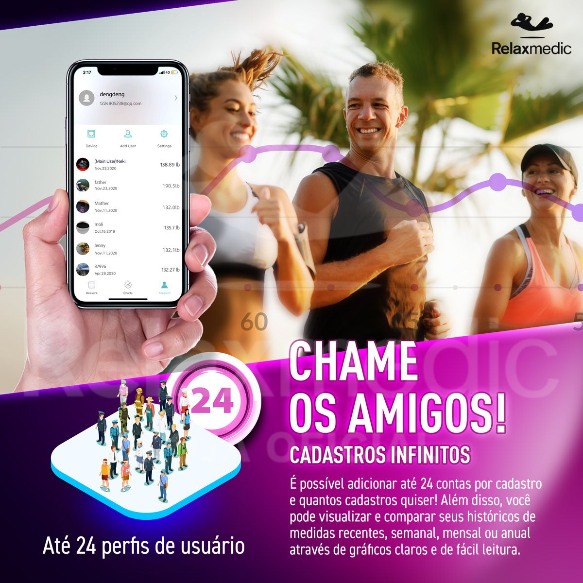 Balança de Bioimpêdancia BodyScan Pro