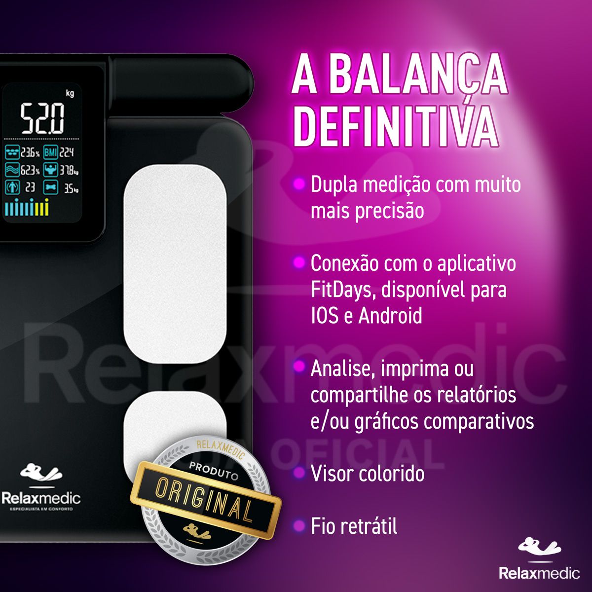 Balança de Bioimpêdancia BodyScan Pro