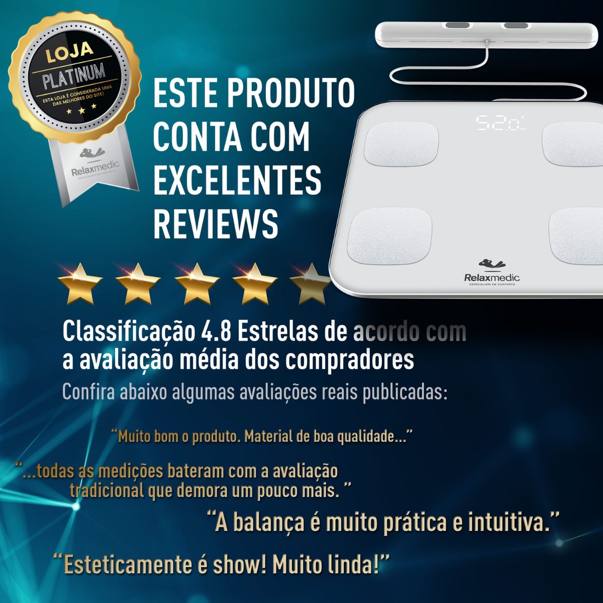 Balança de Bioimpedância Digital