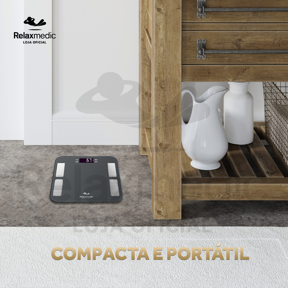 Balança de Bioimpedância Digital Fisio Sport