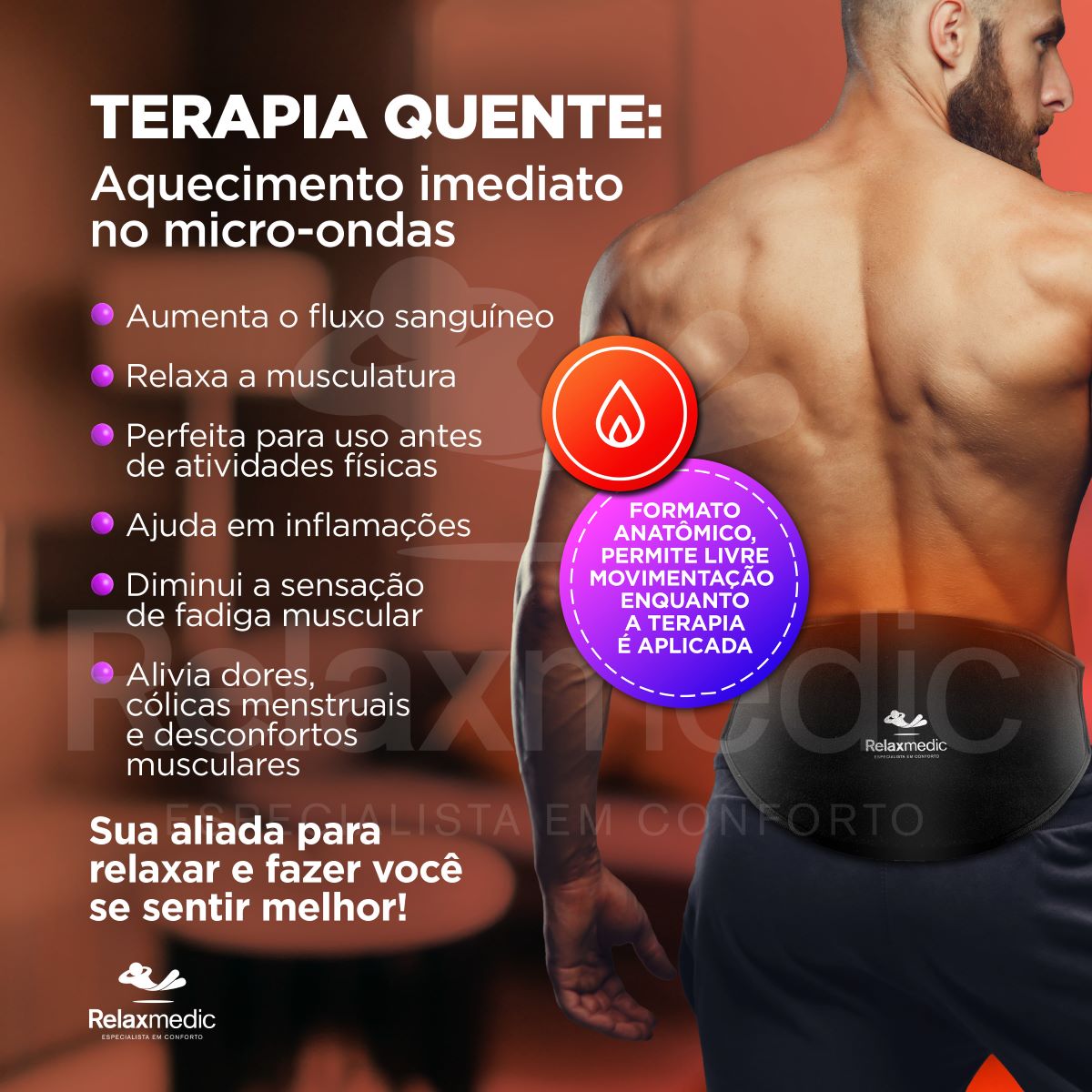 Bolsa Térmica Gel Costa Preta