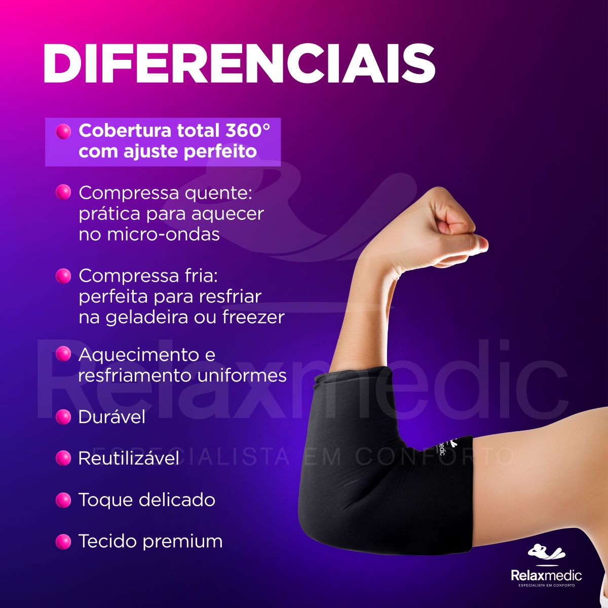 Bolsa Térmica Gel Multifuncional G Preta