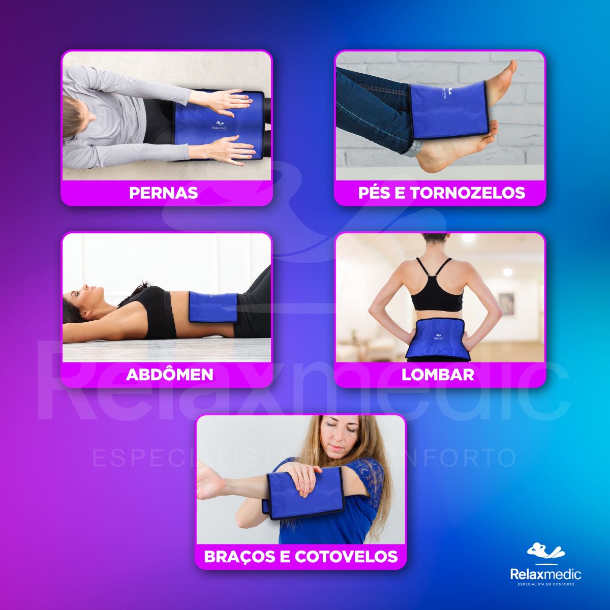 Bolsa Térmica Gel Mat Azul