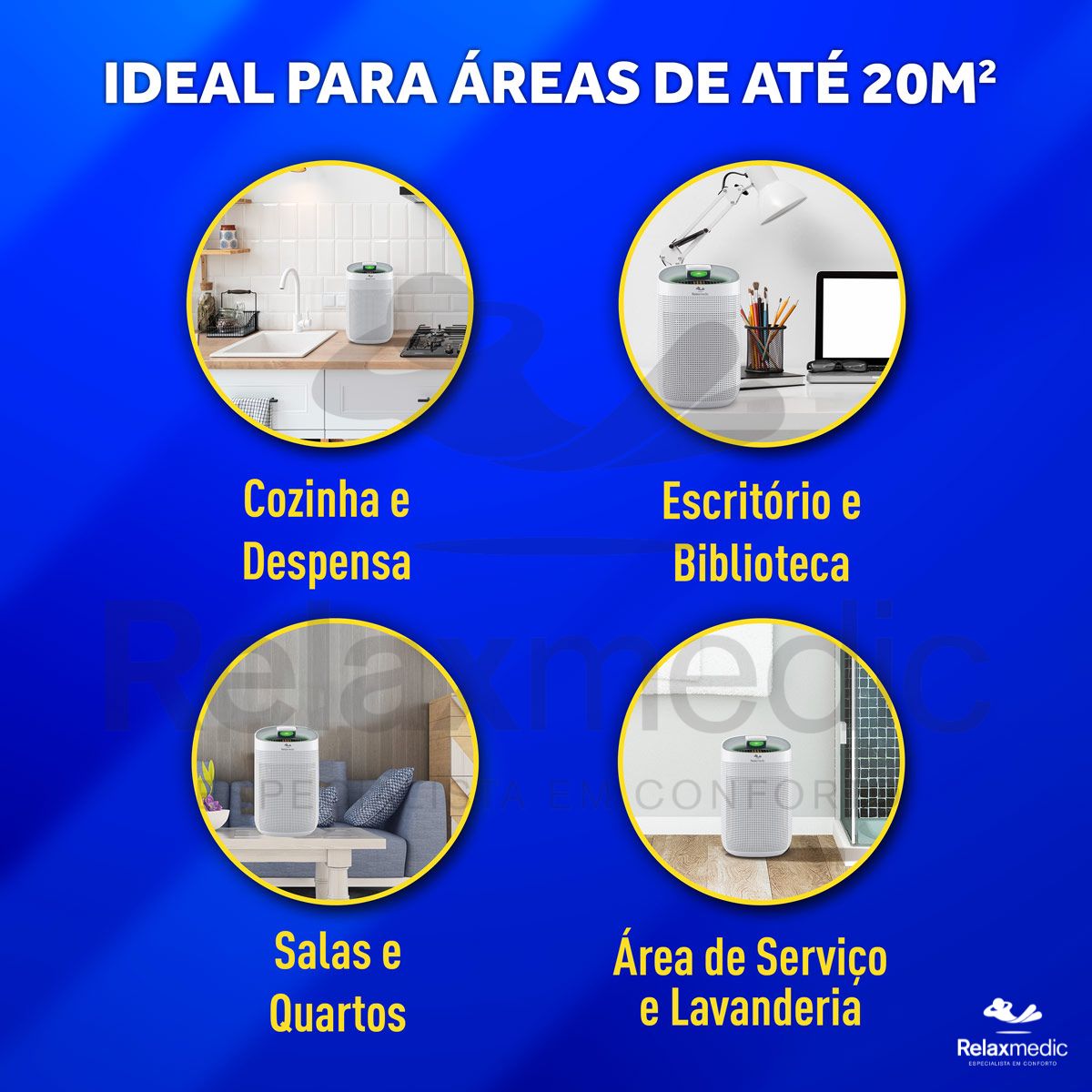 Desumidificador e Purificador de Ar Q9