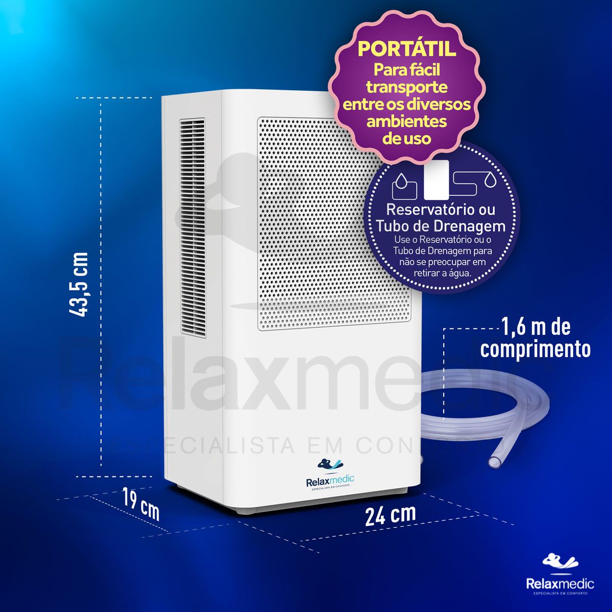 Desumidificador de Ar Pure Ion Max