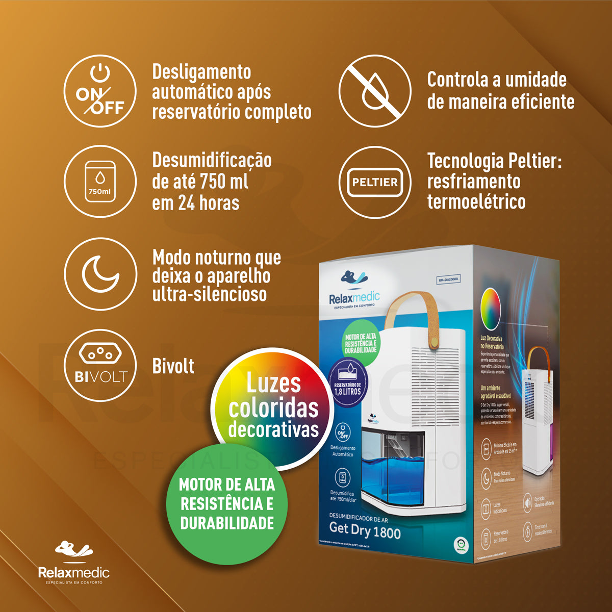 Desumidificador de Ar Get Dry