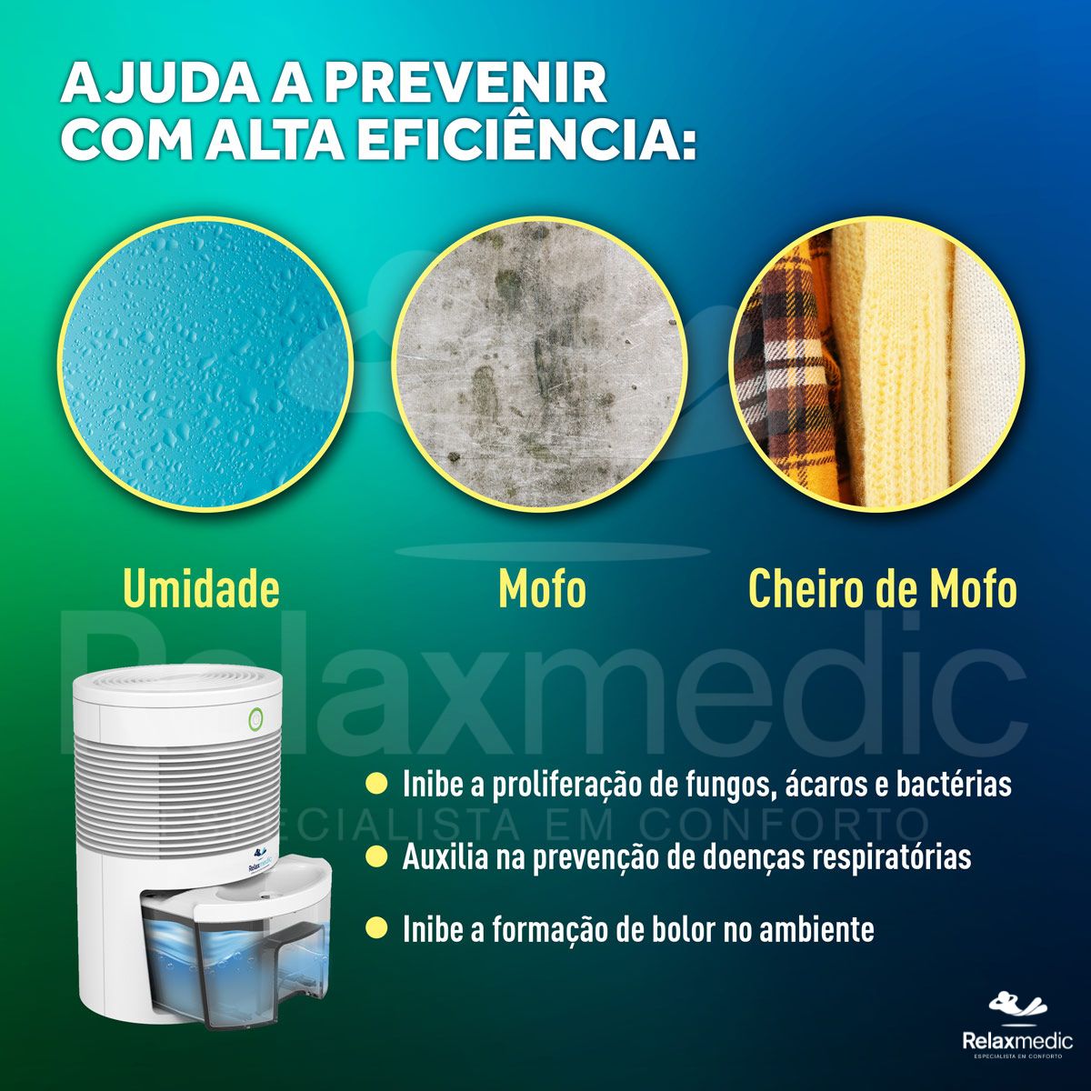 Desumidificador de Ar Drysec