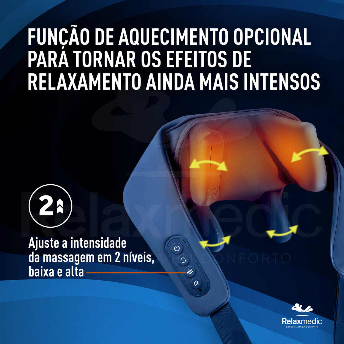 Massageador Pescoço Blue 6D