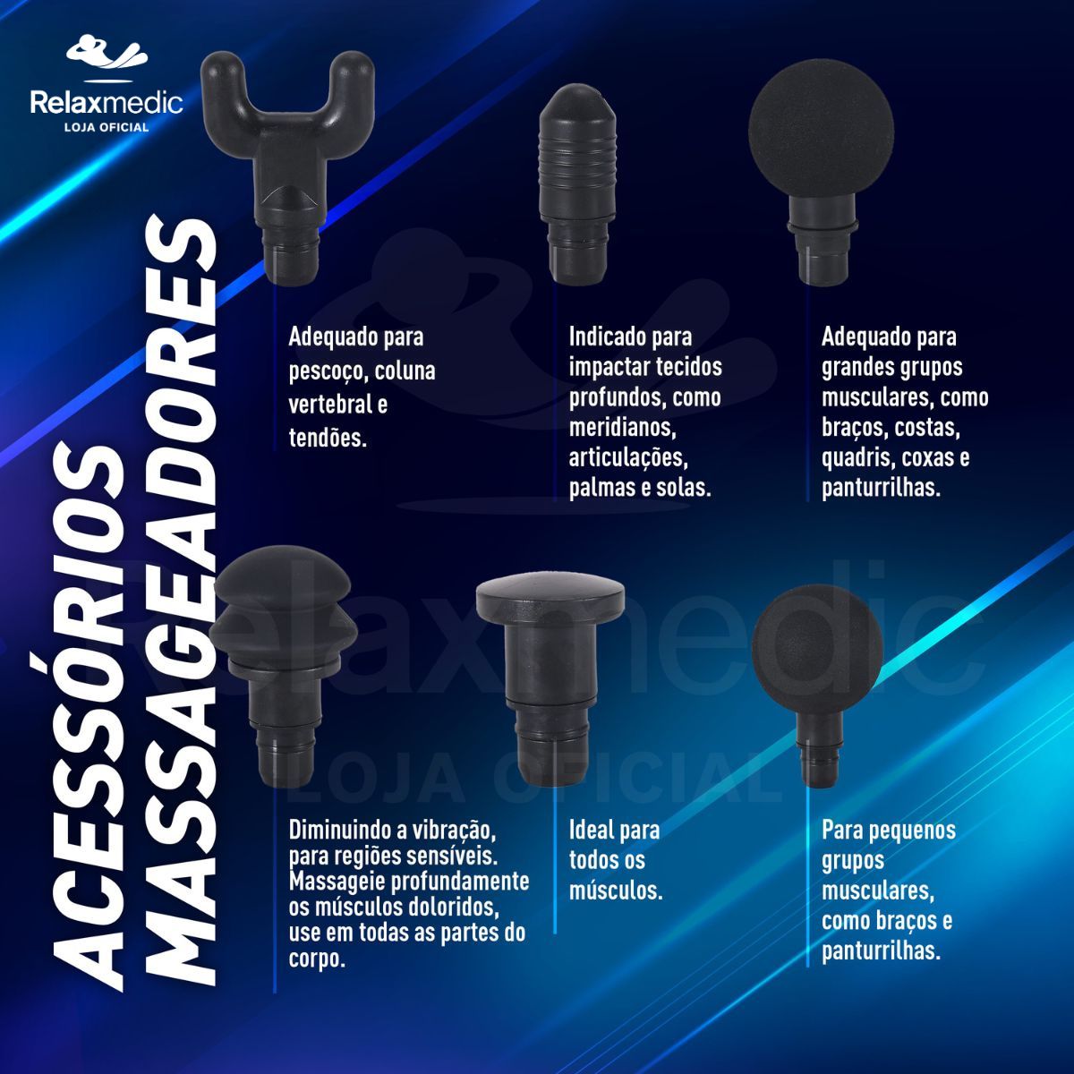 Pistola Massageadora Profissional Deep Therapy Cinza