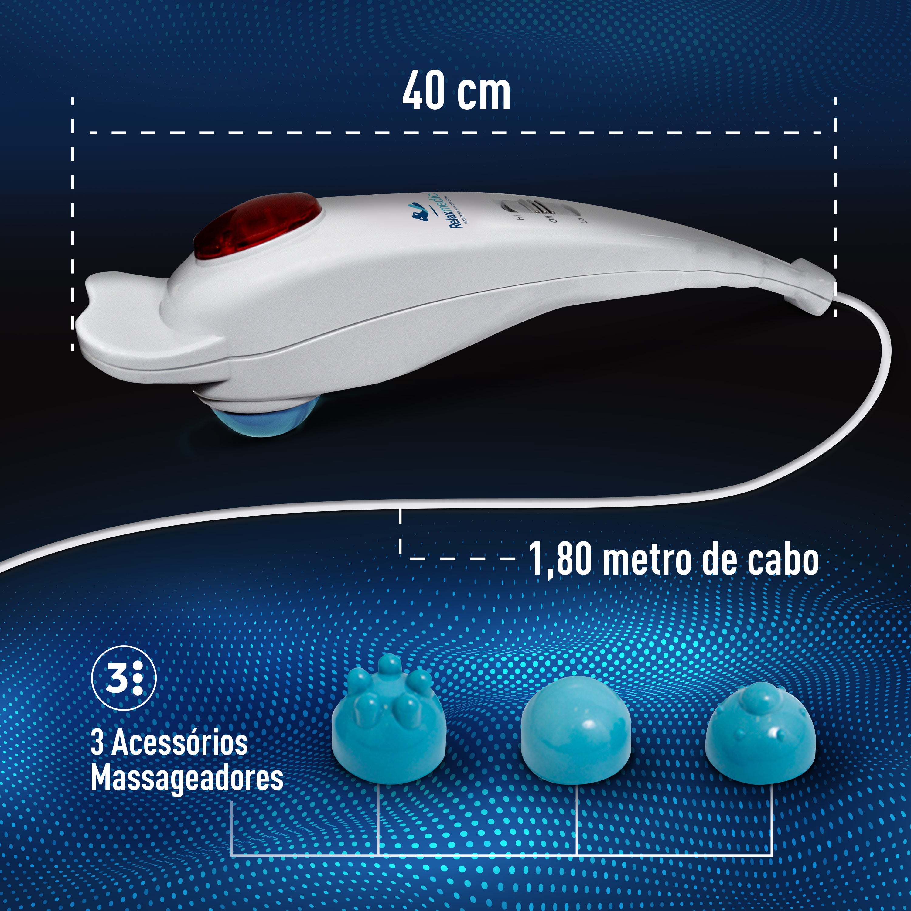 Massageador Elétrico Hammer Branco