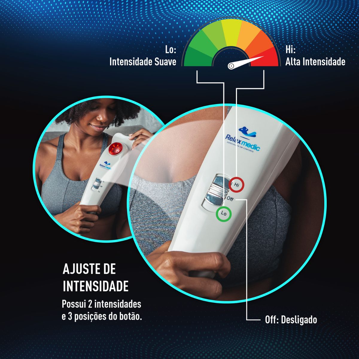 Massageador Elétrico Hammer Branco