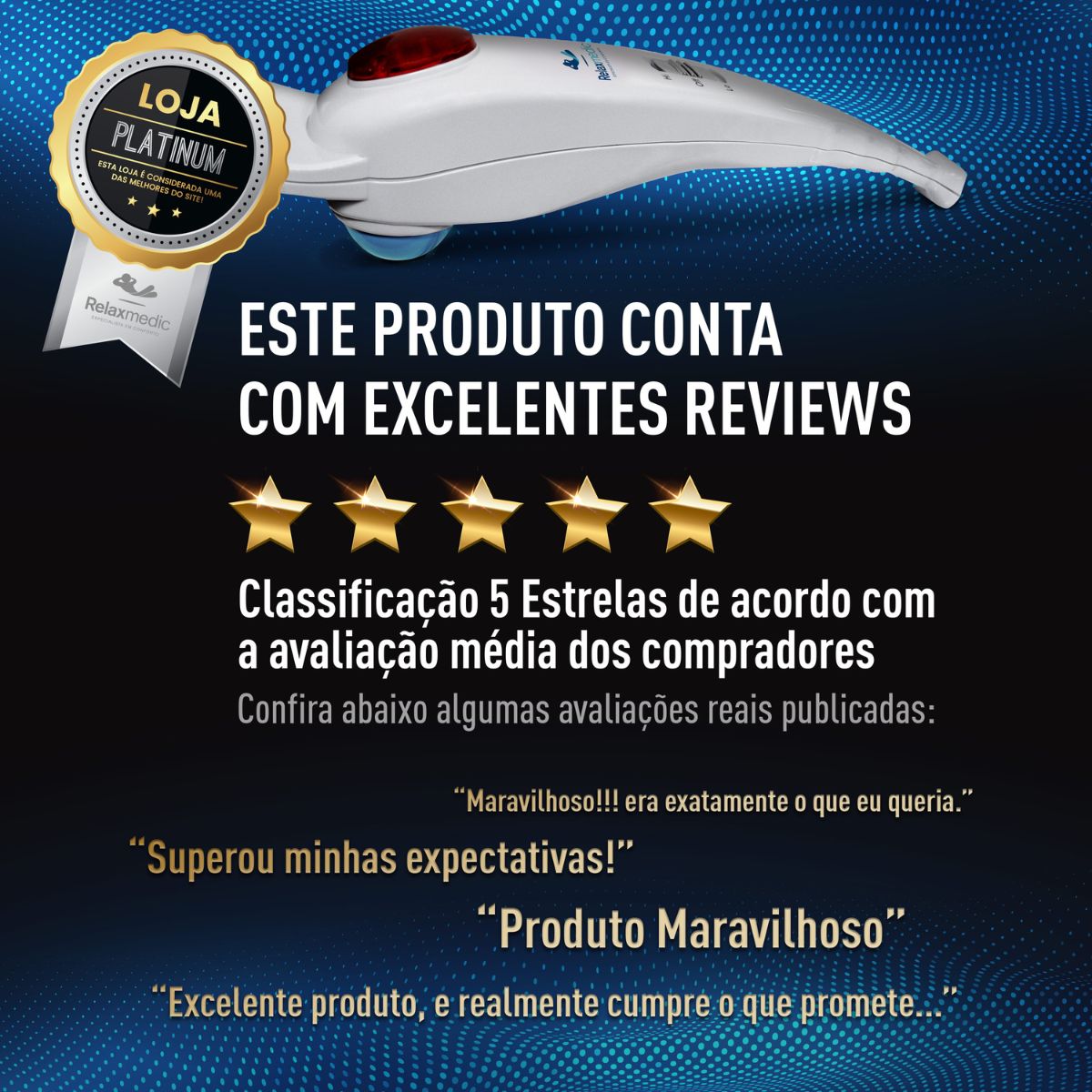 Massageador Elétrico Hammer Branco