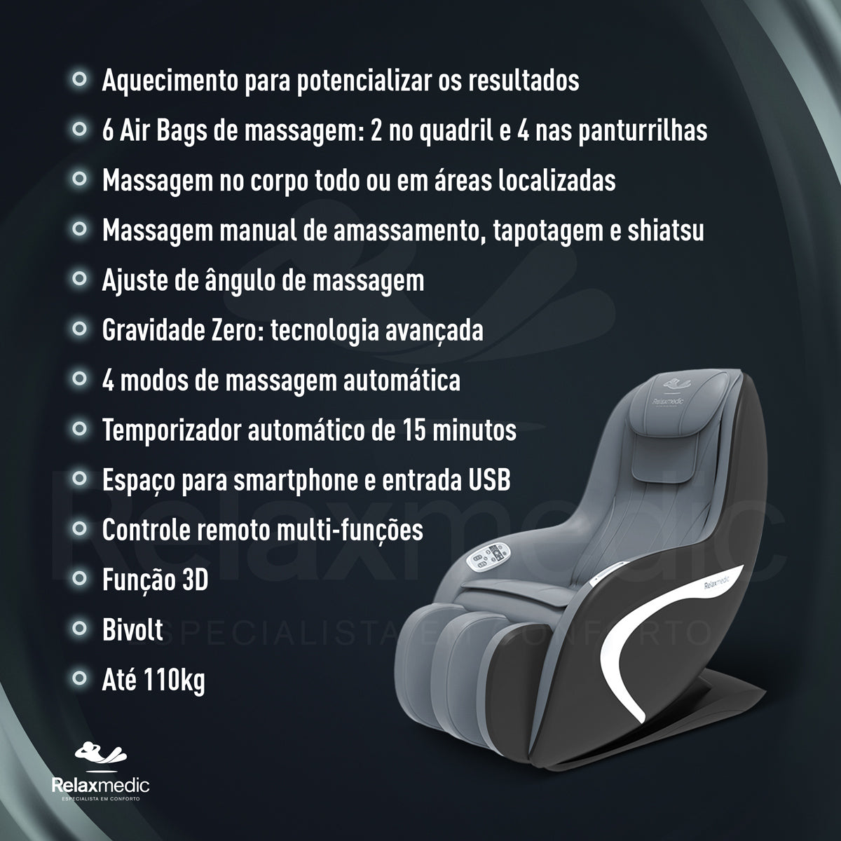 Poltrona Massageadora Line 3D