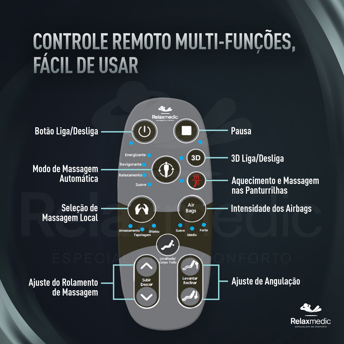 Poltrona Massageadora Line 3D