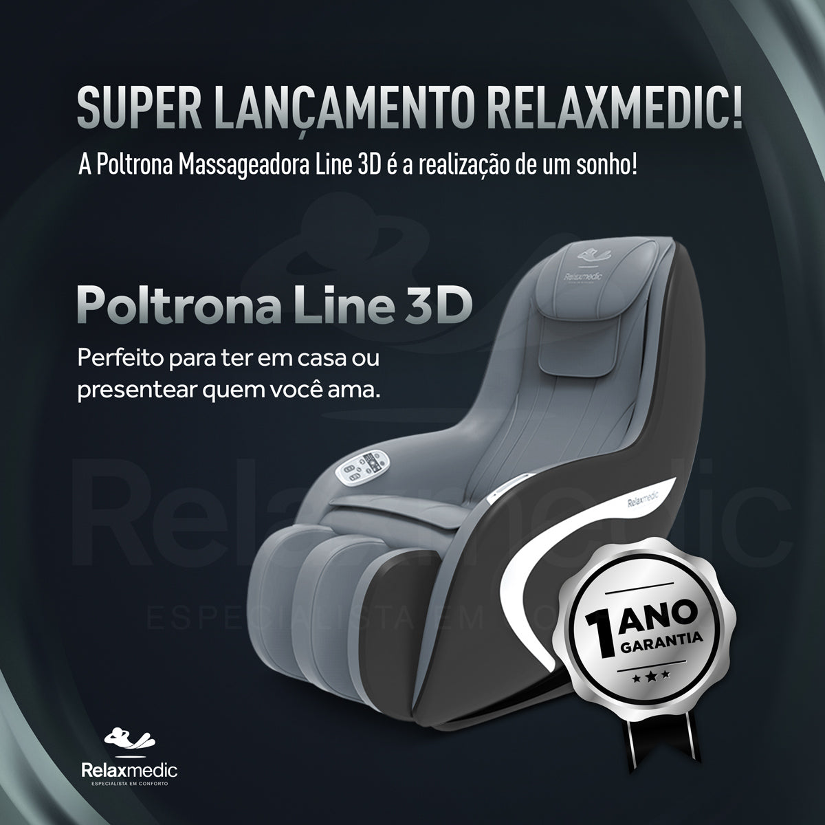 Poltrona Massageadora Line 3D